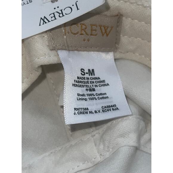 J.Crew Women’s Bucket Hat with Bow-Back (Size S/M) – New with Tags 100% cotton main image 5